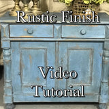 Rustic Finish Video Tutorial